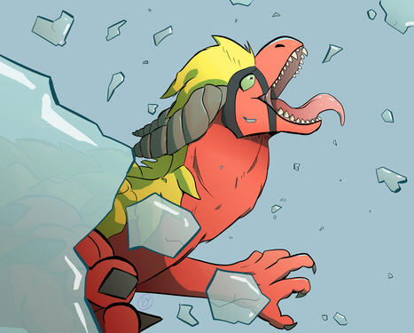 Cel Halfbody Dynamic with Foreground